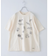 32/-スラブ天竺 マリン 刺繍 Tシャツ