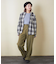 先染め チェック レギュラー シャツ
