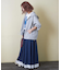 デニム 裾レース スカート