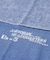 インディゴ 天竺 布帛 切替 7分袖 Tシャツ