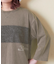 21/-OE天竺 布帛 切替 Tシャツ