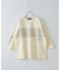 21/-OE天竺 布帛 切替 Tシャツ
