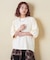 21/-OE天竺 バックプリント ランタンスリーブ Tシャツ