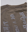21/-OE天竺 バックプリント ランタンスリーブ Tシャツ