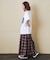デニム パッチワーク モチーフ Tシャツ