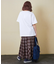 デニム パッチワーク モチーフ Tシャツ