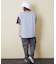 デニム パッチワーク モチーフ Tシャツ