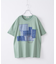 デニム パッチワーク モチーフ Tシャツ