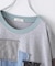 デニム パッチワーク モチーフ Tシャツ