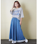 21/-天竺 ケミカル加工 ロゴパッチ Tシャツ