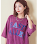 21/-天竺 ケミカル加工 ロゴパッチ Tシャツ