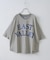 21/-天竺 ケミカル加工 ロゴパッチ Tシャツ
