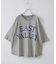 21/-天竺 ケミカル加工 ロゴパッチ Tシャツ
