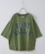 21/-天竺 ケミカル加工 ロゴパッチ Tシャツ