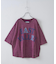 21/-天竺 ケミカル加工 ロゴパッチ Tシャツ