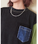 21/-天竺 ケミカル加工 デニム 組み合せ Tシャツ