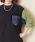 21/-天竺 ケミカル加工 デニム 組み合せ Tシャツ