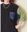 21/-天竺 ケミカル加工 デニム 組み合せ Tシャツ