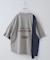 21/-天竺 ケミカル加工 デニム 組み合せ Tシャツ