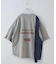 21/-天竺 ケミカル加工 デニム 組み合せ Tシャツ