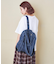 配色 デニム 2WAY リュック