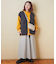 ムラ糸ツイル ウェービングベルト スカート