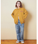ダメージ加工 デニム ワイド パンツ