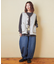 ムラ糸ツイル Vネック ベスト
