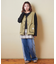 ムラ糸ツイル Vネック ベスト
