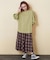 10/-スラブ天竺 バックプリント ビッグ Tシャツ