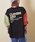 10/-スラブ天竺 バックプリント ビッグ Tシャツ
