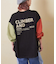 10/-スラブ天竺 バックプリント ビッグ Tシャツ