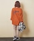 10/-スラブ天竺 バックプリント ビッグ Tシャツ