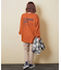 10/-スラブ天竺 バックプリント ビッグ Tシャツ