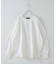 10/-スラブ天竺 バックプリント ビッグ Tシャツ