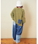 30/10裏毛 ケミカル加工 スウェット 袖刺繍 プルオーバー