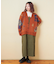 カレッジ ロゴ モチーフ ジャガード ニット カーディガン