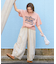【昨年の人気アイテムが再登場】ストライプ タック バルーン パンツ
