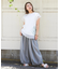 【昨年の人気アイテムが再登場】ストライプ タック バルーン パンツ