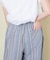 【昨年の人気アイテムが再登場】ストライプ タック バルーン パンツ