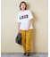 32s天竺 ロゴプリント Tシャツ