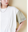32/-天竺 シャーリング 半袖 Tシャツ