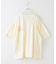 32/-天竺 シャーリング 半袖 Tシャツ