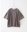 32/-天竺 シャーリング 半袖 Tシャツ