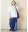 21/-OE天竺 汗染み防止 加工 ロゴプリント Tシャツ