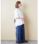 21/-OE天竺 汗染み防止 加工 ロゴプリント Tシャツ