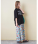 21/-OE天竺 汗染み防止 加工 ロゴプリント Tシャツ