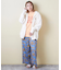 21/-OE天竺 汗染み防止 加工 ロゴプリント Tシャツ