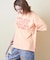 21/-OE天竺 汗染み防止 加工 ロゴプリント Tシャツ