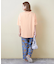21/-OE天竺 汗染み防止 加工 ロゴプリント Tシャツ
